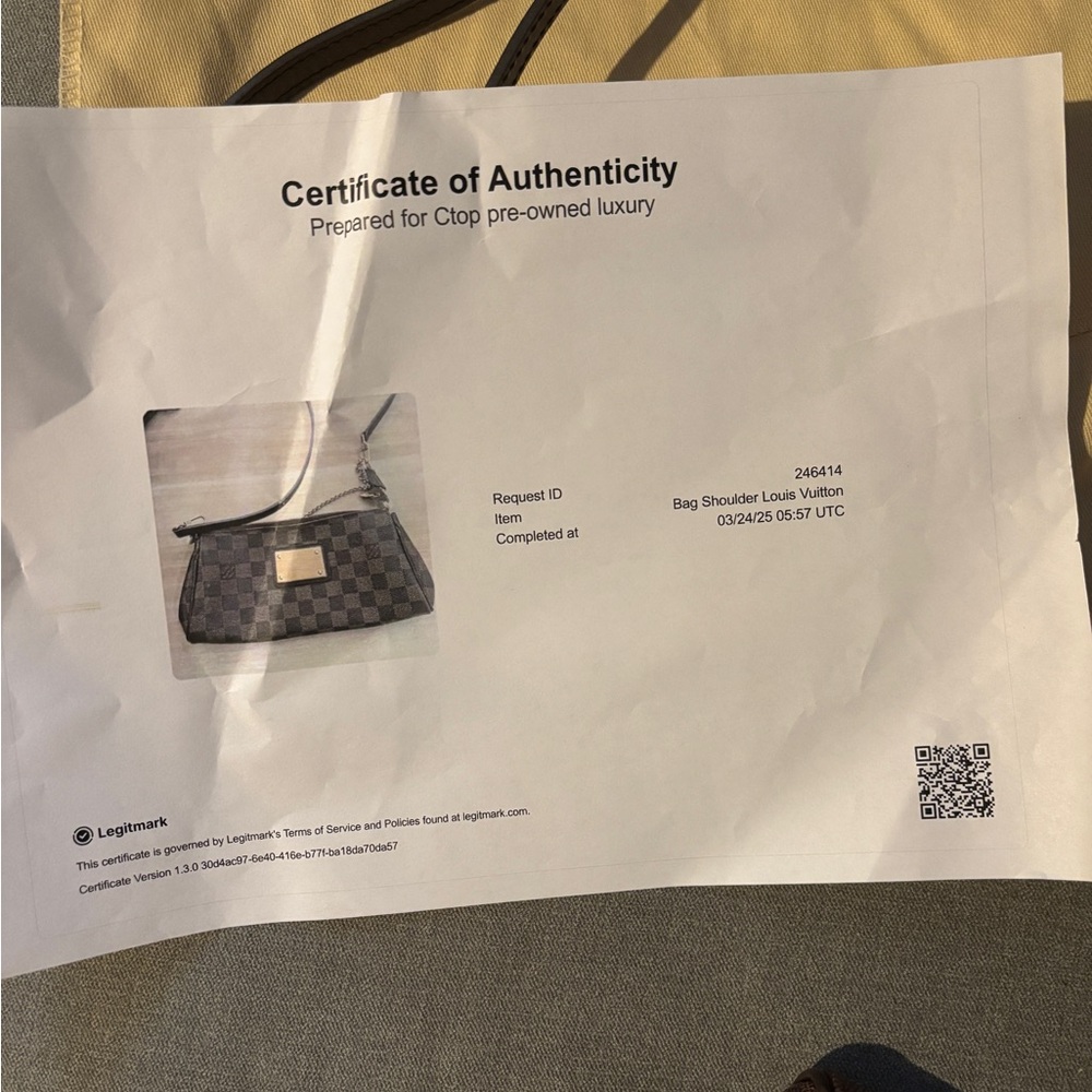 Louis Vuitton Eva Damier Ebene Clutch sophie - Picture 11 of 11